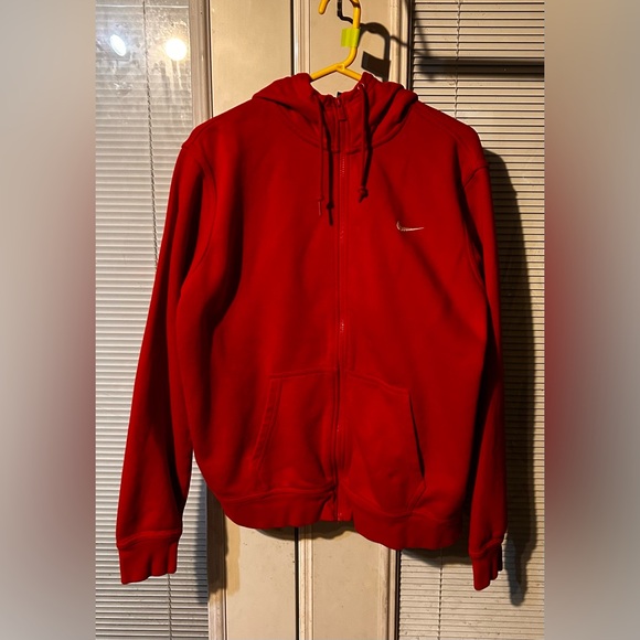 Nike Other - Men's Nike size large red zip up hoodie